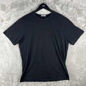 Buck Mason Cotton Classic Black Tee T-Shirt Mens XL Straight Hem Utility LA